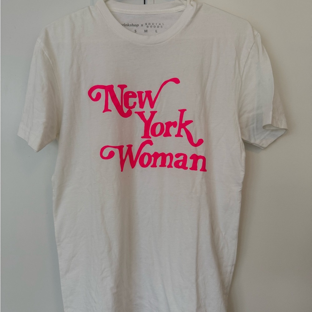 “New York Woman” white Graphic Tee